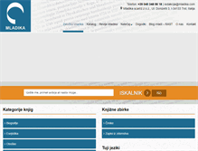Tablet Screenshot of mladika.com
